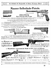 Burgsmüller Waffen-Katalog Ausgabe 1910 (Nachdruck)