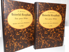 Universal-Rezeptbuch der warmen und kalten Destillation 2 Bände 1895 (Reprint, M. Ex.)