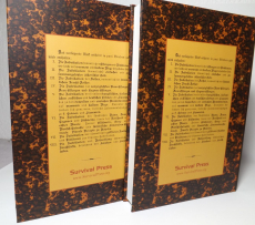 Universal-Rezeptbuch der warmen und kalten Destillation 2 Bände 1895 (Reprint, M. Ex.)