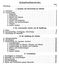 Umbauten und Wiederherstellungsarbeiten (Hausbau etc.)