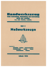 Handwerkszeug 3 - Meßwerkzeuge (Gebrauchtbuch) Handwerkszeug 3 - Meßwerkzeuge (Gebrauchtbuch)