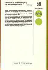 Morselehrgang für den Funkamateur Diefenbach (Gebrauchtbuch)