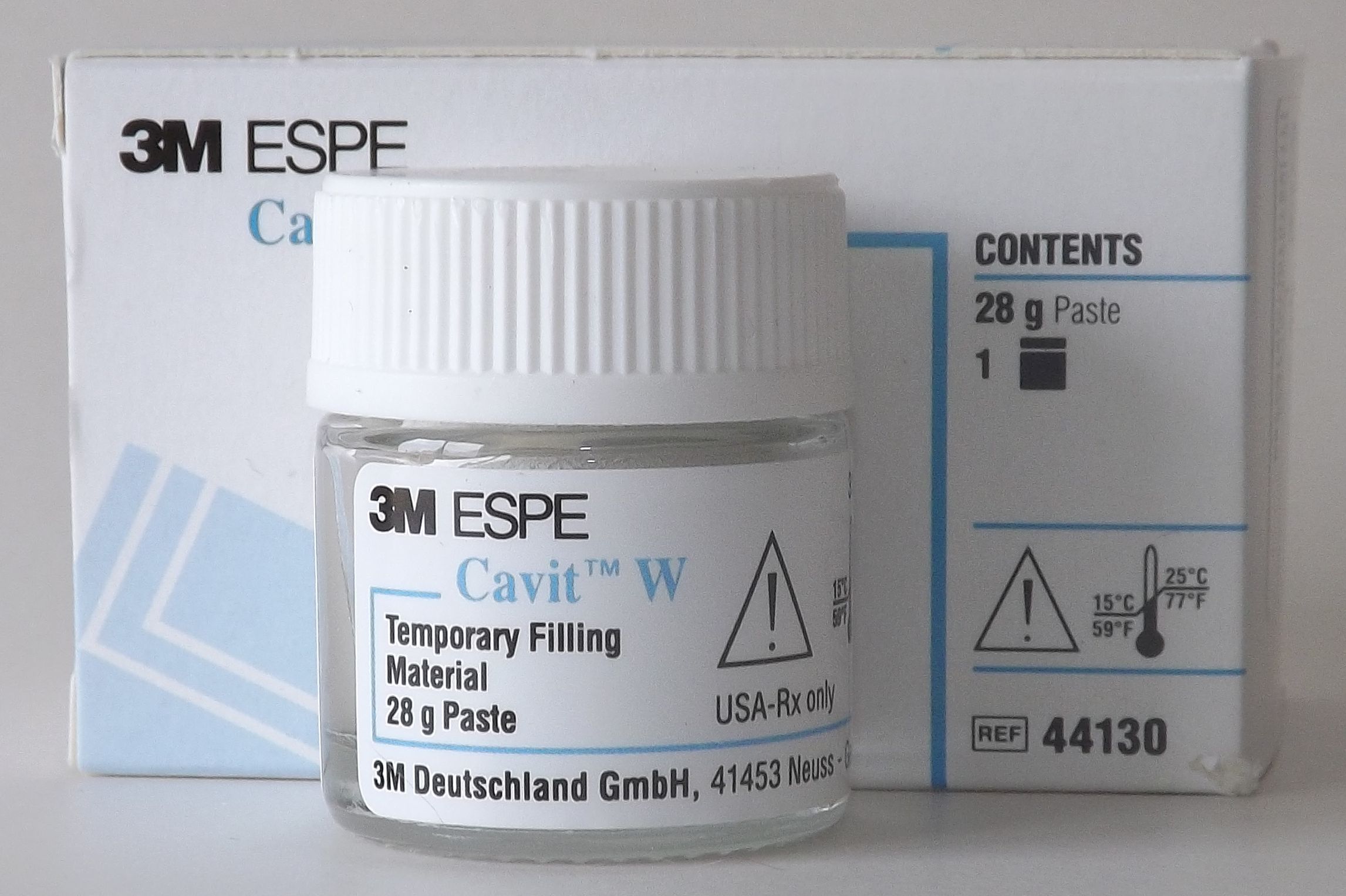 Cavit™ W Provisorische Zahnfüllung Zahnkleber Schraubglas 28g (921,43 ...