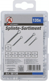 Splinte-Sortiment | Ø 1,6 - 3,2 mm | 135-tlg.