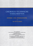 Schieß- & Sprengstoffe Dr. Otto Lange (Chemisch-Technische Vorschriften 1924)