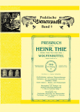 (Bienen 9) Preisbuch / Katalog Heinrich Thie 1916