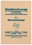 Handwerkszeug 4 - Bohrwerkzeuge (Gebrauchtbuch) Handwerkszeug 4 - Bohrwerkzeuge (Gebrauchtbuch)