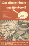 Was essen wir heute zum Abendbrot? (Gebrauchtbuch)